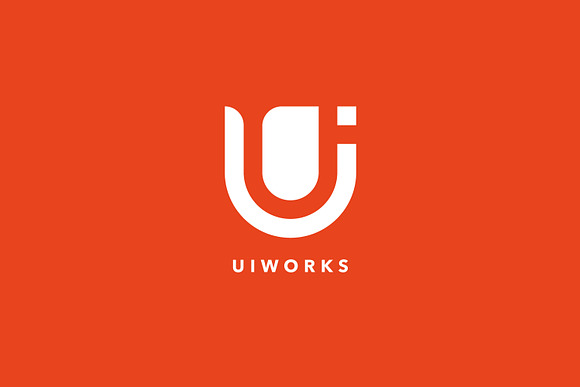 Ui Works U I Letter Logo Template in Logo Templates - product preview 2