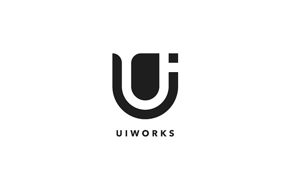 Ui Works U I Letter Logo Template in Logo Templates - product preview 3
