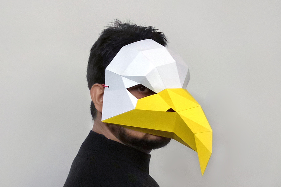 DIY Eagle Mask - 3d papercraft