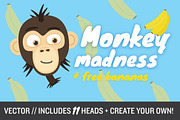 Monkey Madness (vector)