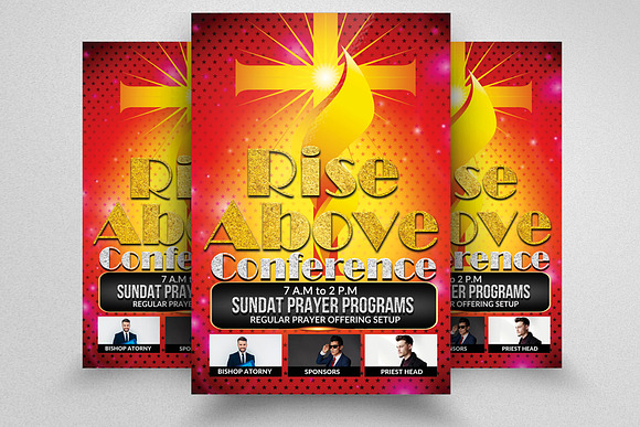 10 Church Flyer Bundle in Flyer Templates - product preview 1