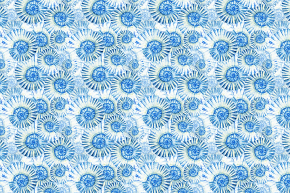 Watercolor sealife pattern set vol.2 in Patterns - product preview 3