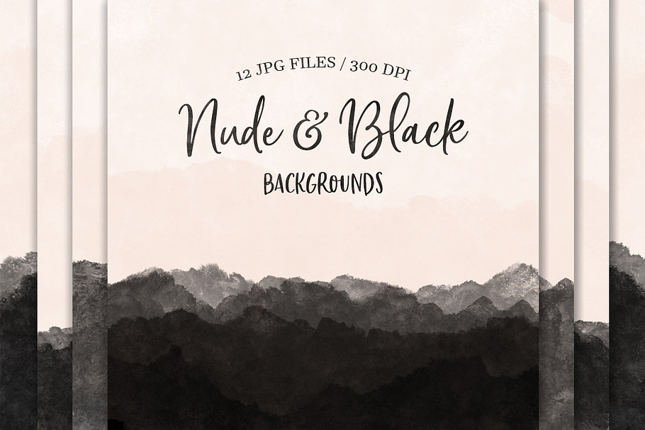 Nude & Black Backgrounds
