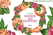 Baking and flowers collection