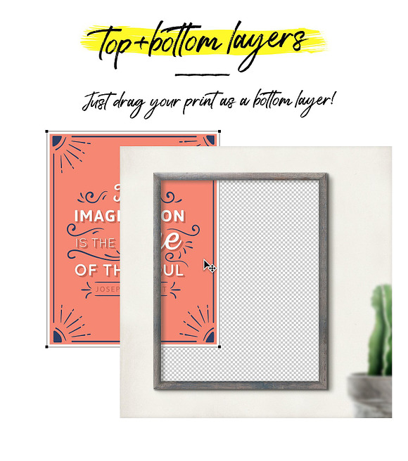 55 non-Photoshop Frame Mockups in Print Mockups - product preview 3