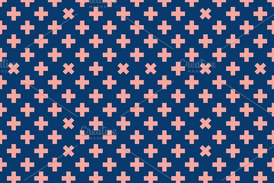 Cross Geometric Pattern in Patterns - product preview 8