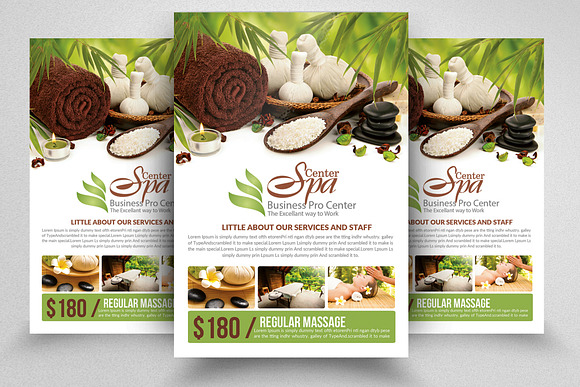 10 Beauty Spa Flyer Bundle Vol:01 in Flyer Templates - product preview 4