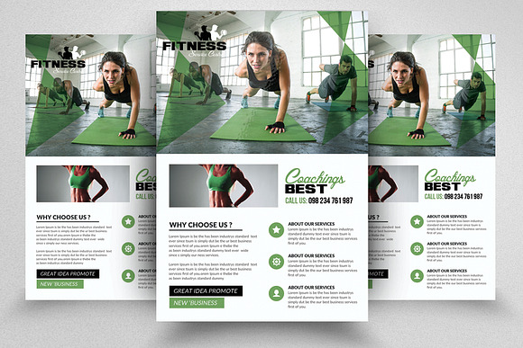 10 Fitness Flyers Bundle Vol: 02 in Flyer Templates - product preview 3