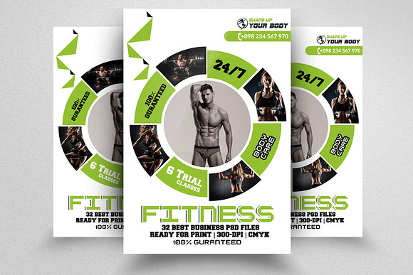 10 Fitness Flyers Bundle Vol: 02 in Flyer Templates - product preview 6