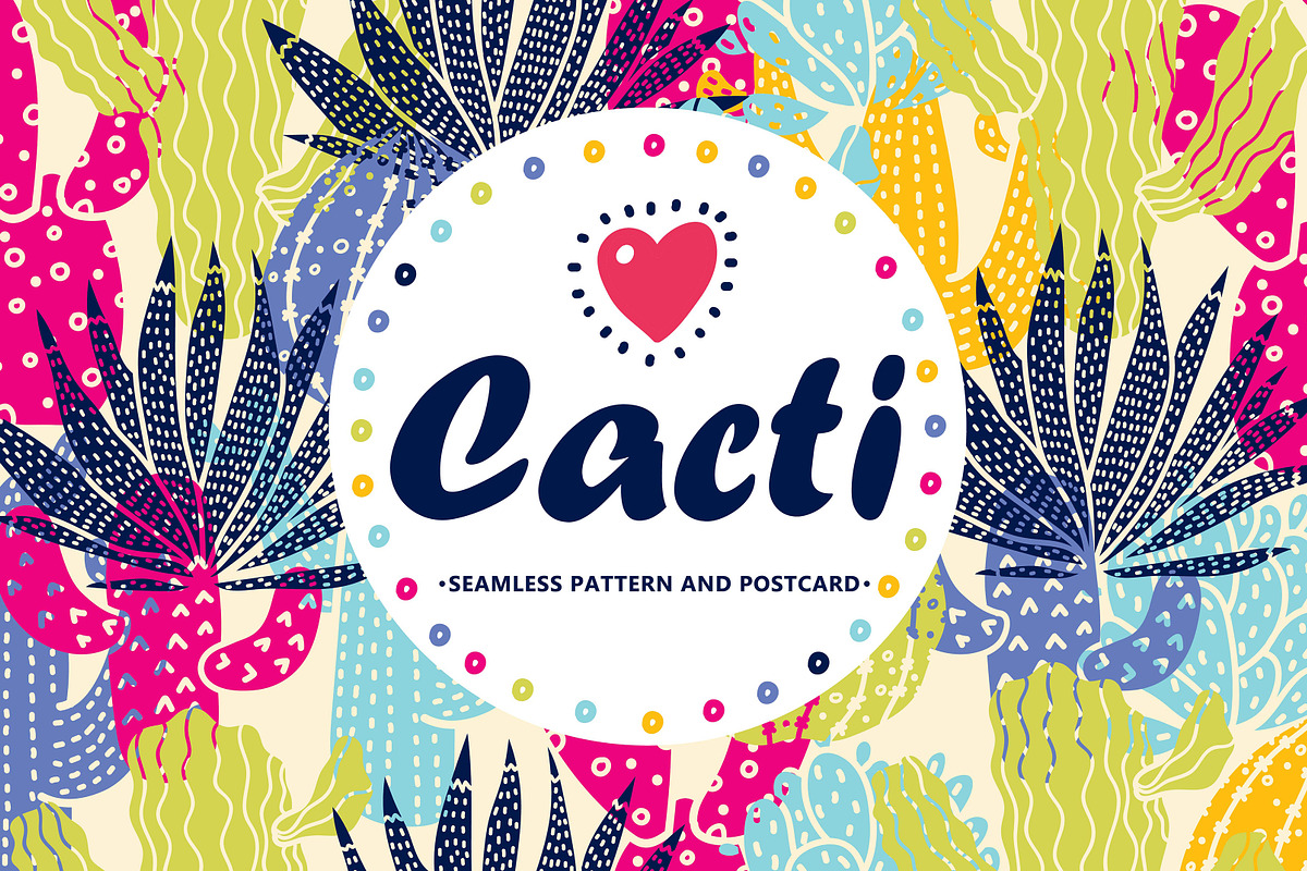 Cute cactus! in Patterns - product preview 8