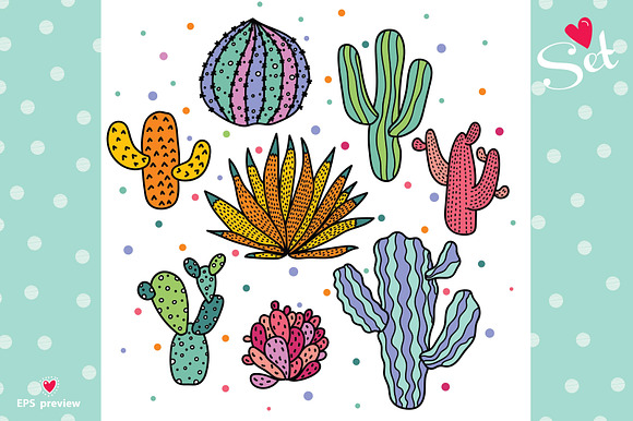 Cute cactus! in Patterns - product preview 14