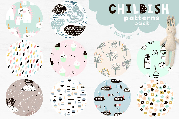 Childish patterns pack vol. 3 in Patterns - product preview 2