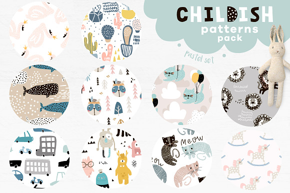 Childish patterns pack vol. 3 in Patterns - product preview 3