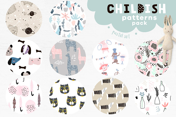 Childish patterns pack vol. 3 in Patterns - product preview 5