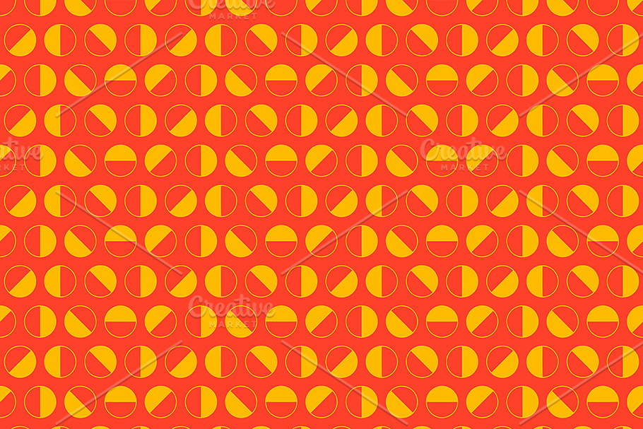 Slices of Citrus Geometric Pattern in Patterns - product preview 8