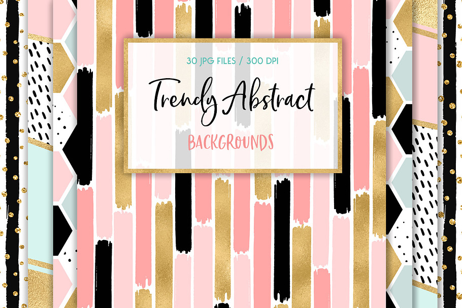 Trendy Abstract Backgrounds
