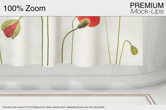 Bath Curtain in Product Mockups - product preview 8