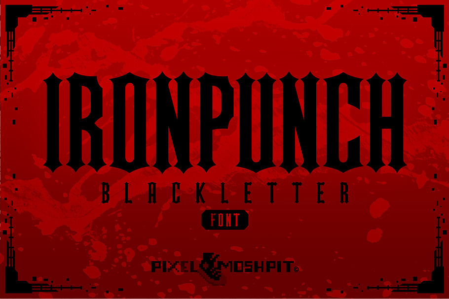 Ironpunch (Intro Sale) in Pirate Fonts - product preview 8