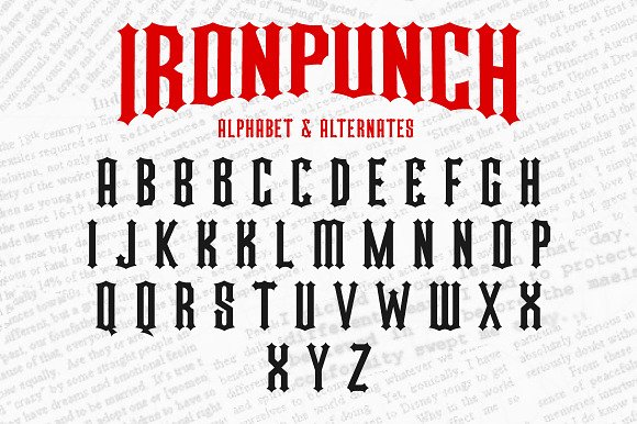 Ironpunch (Intro Sale) in Pirate Fonts - product preview 2