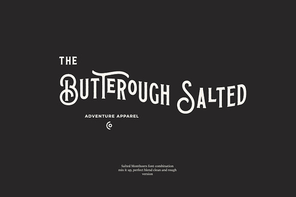 Salted Monthoers | Updated  in Display Fonts - product preview 2