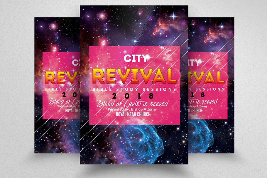 City Revival Flyer in Flyer Templates - product preview 8