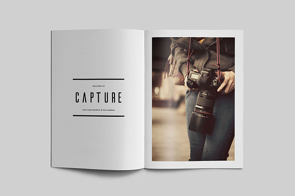 Capture Magazine / Portfolio in Magazine Templates - product preview 1