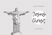 Set of sketches of The Jesus, Brazil
