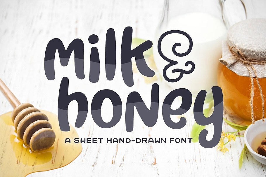 Milk & Honey Font in Fun Fonts - product preview 8