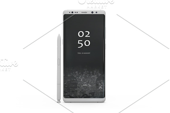Samsung Galaxy Note 8 Mockup in Product Mockups - product preview 2