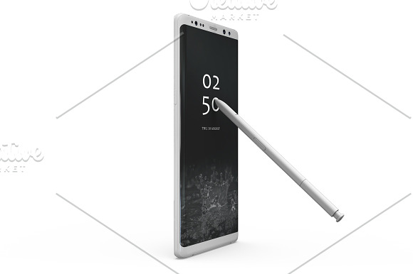 Samsung Galaxy Note 8 Mockup in Product Mockups - product preview 5