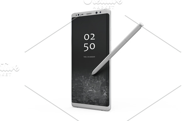 Samsung Galaxy Note 8 Mockup in Product Mockups - product preview 7