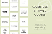 Adventure & Travel Instagram Quotes