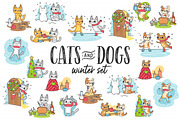 Cats&Dogs Winter Set