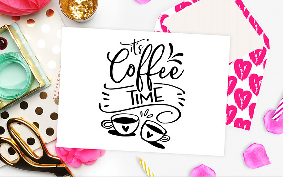 It's coffee time SVG DXF PNG EPS in Illustrations - product preview 1