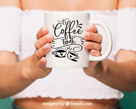 It's coffee time SVG DXF PNG EPS in Illustrations - product preview 2