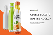 500ml Bottle with Glossy Label Mocku