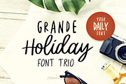 Grande Holiday - Font Trio