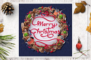 vector Merry Christmas card