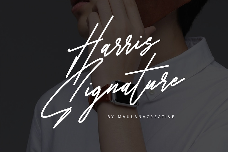 Harris Signature in Signature Fonts - product preview 8
