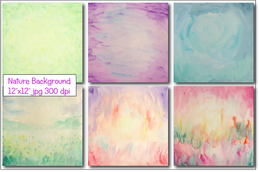 Watercolor Nature Background