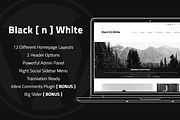 Black N White - Wordpress Theme