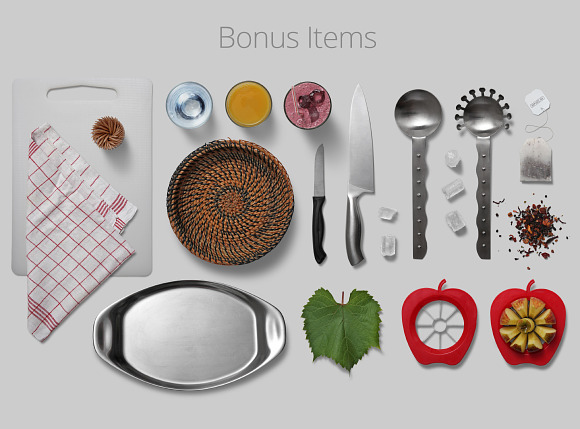 Fruits - Isolated Food Items in Scene Creator Mockups - product preview 4
