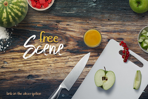 Fruits - Isolated Food Items in Scene Creator Mockups - product preview 12