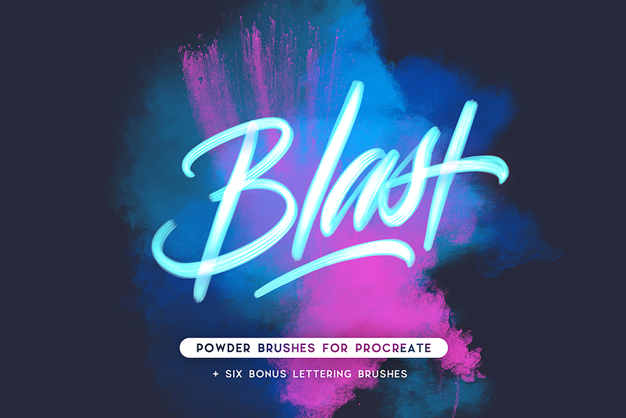 Blast Powder Brushes for Procreate in Photoshop Brushes - product preview 8
