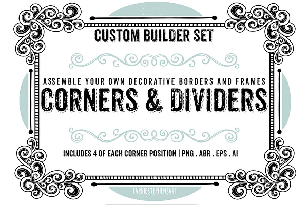 Decorative Borders, Corners & Frames