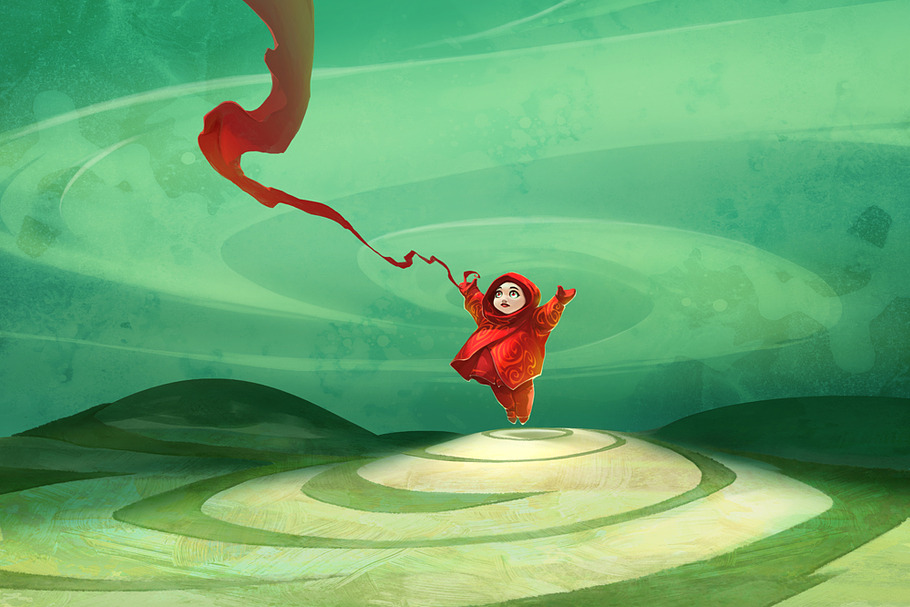 Surreal background  in Illustrations - product preview 8
