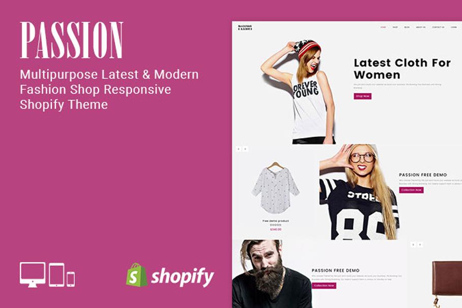 Passion - Fashion Shop Shopify Theme