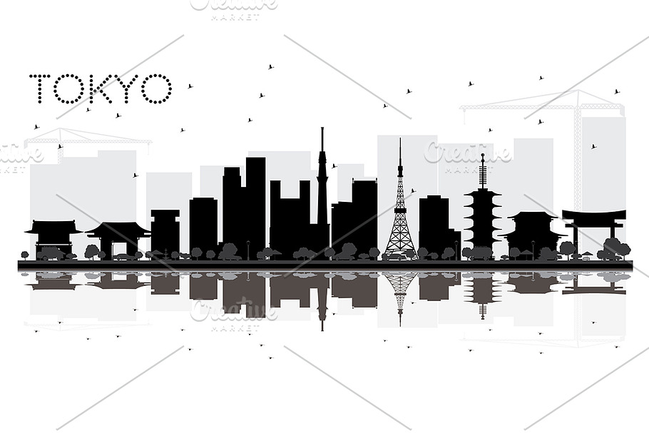 Tokyo Japan City skyline in Illustrations - product preview 8