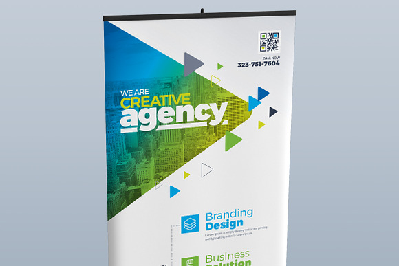 Digital Signage : Banner, Billboard in Stationery Templates - product preview 1