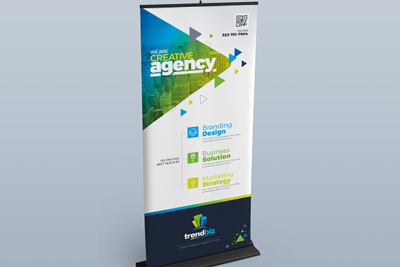 Digital Signage : Banner, Billboard in Stationery Templates - product preview 2